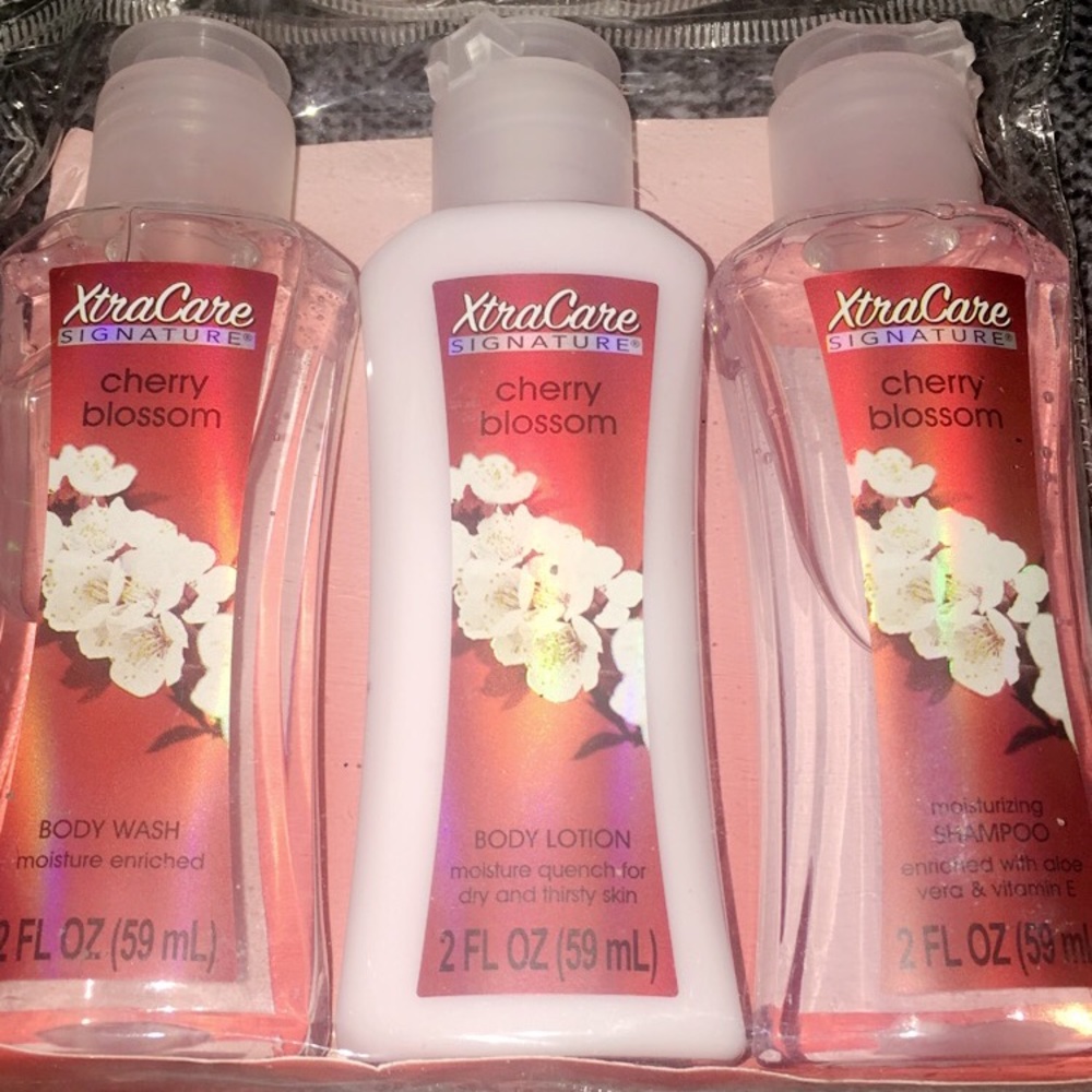 Cherry Blossom: Body wash, Lotion, & Shampoo